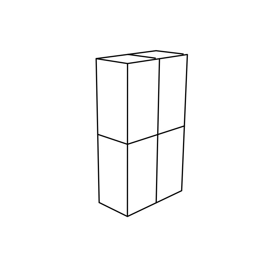 Armario de 2 puertas 160x90CM - Imagen 2