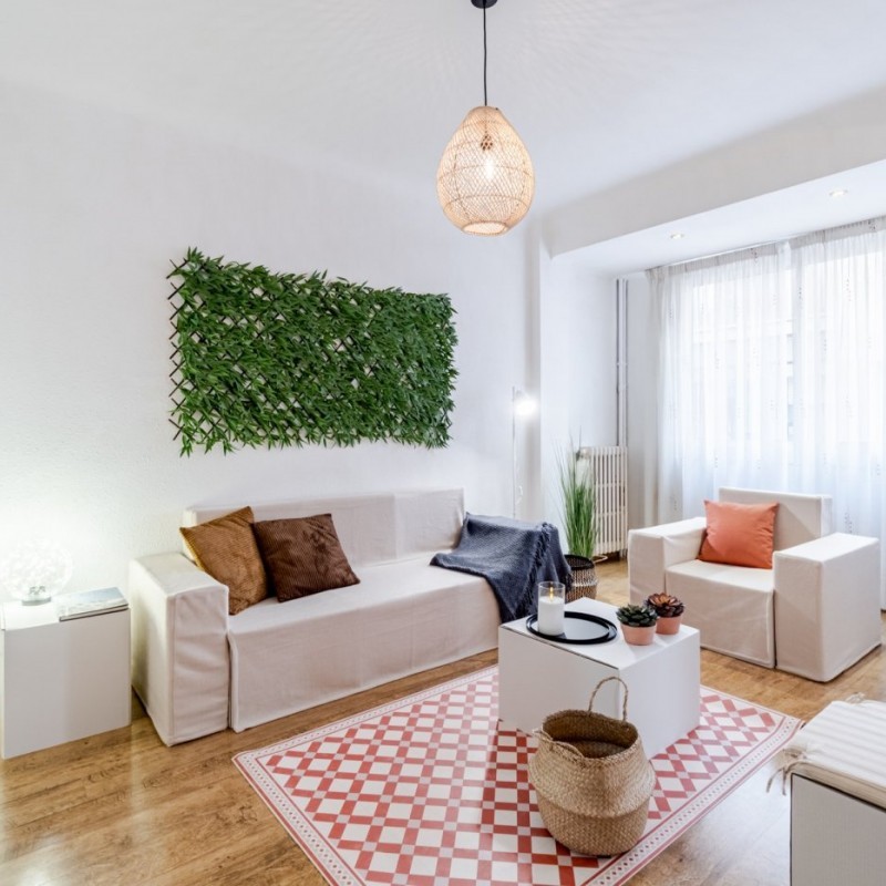 Muebles con fundas para el salon - Imagen 7